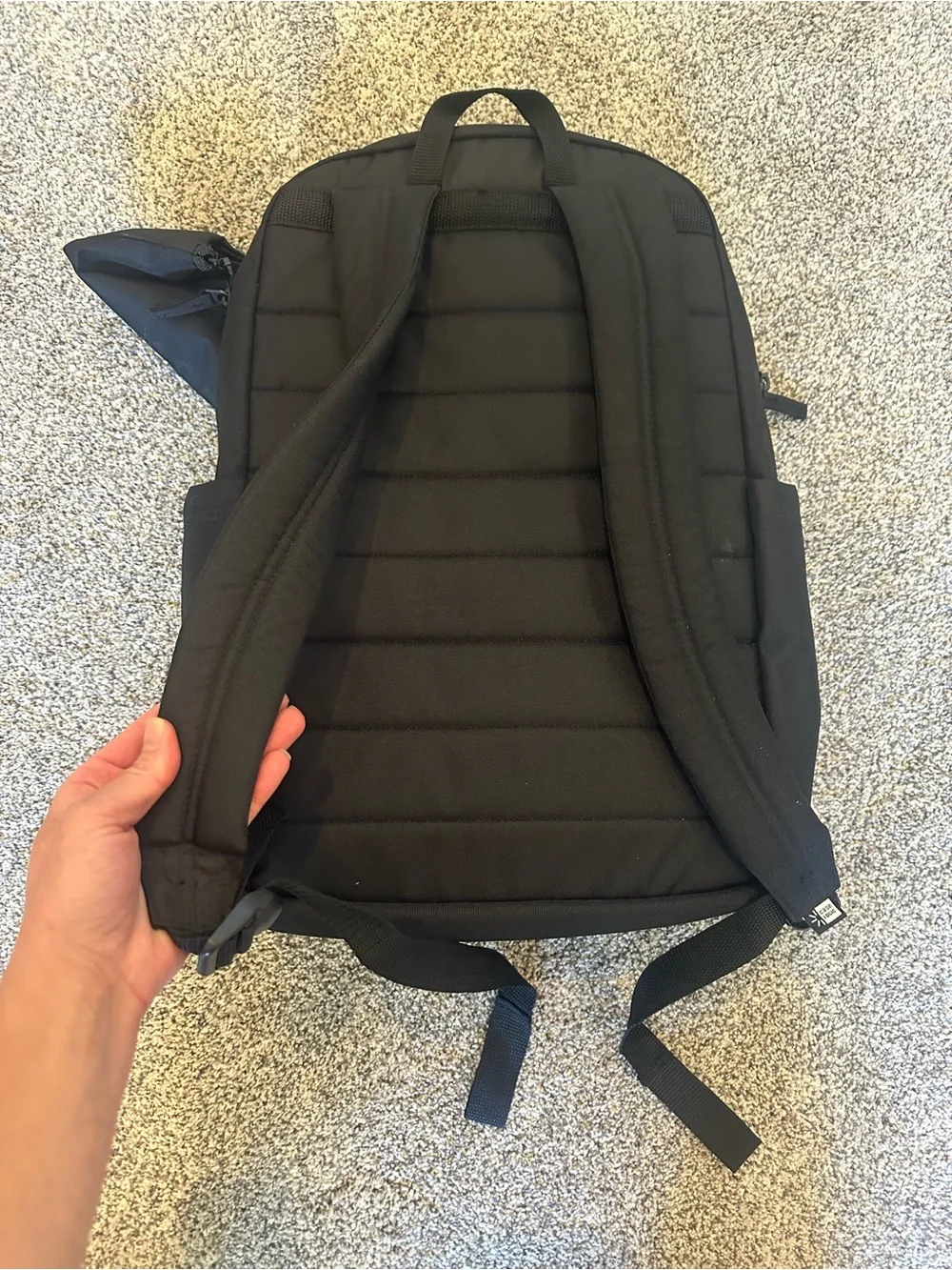 CASE LOGIC Black Men's Backpack with Detachable Pouch